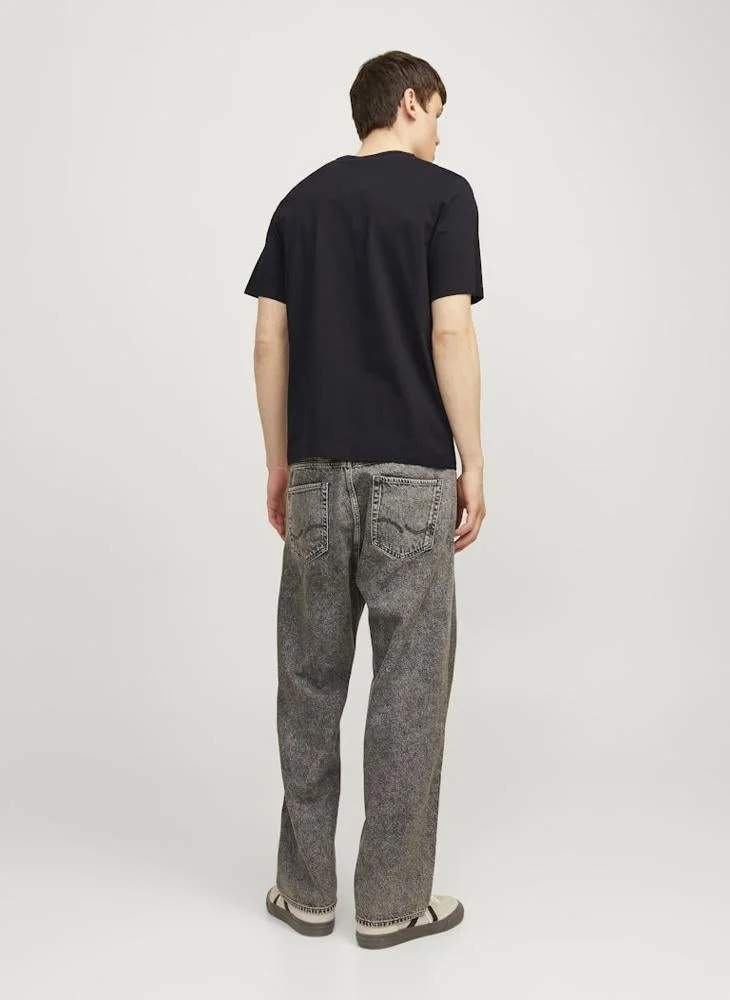 JACK & JONES Logo Crew Neck Regular Fit T-Shirt